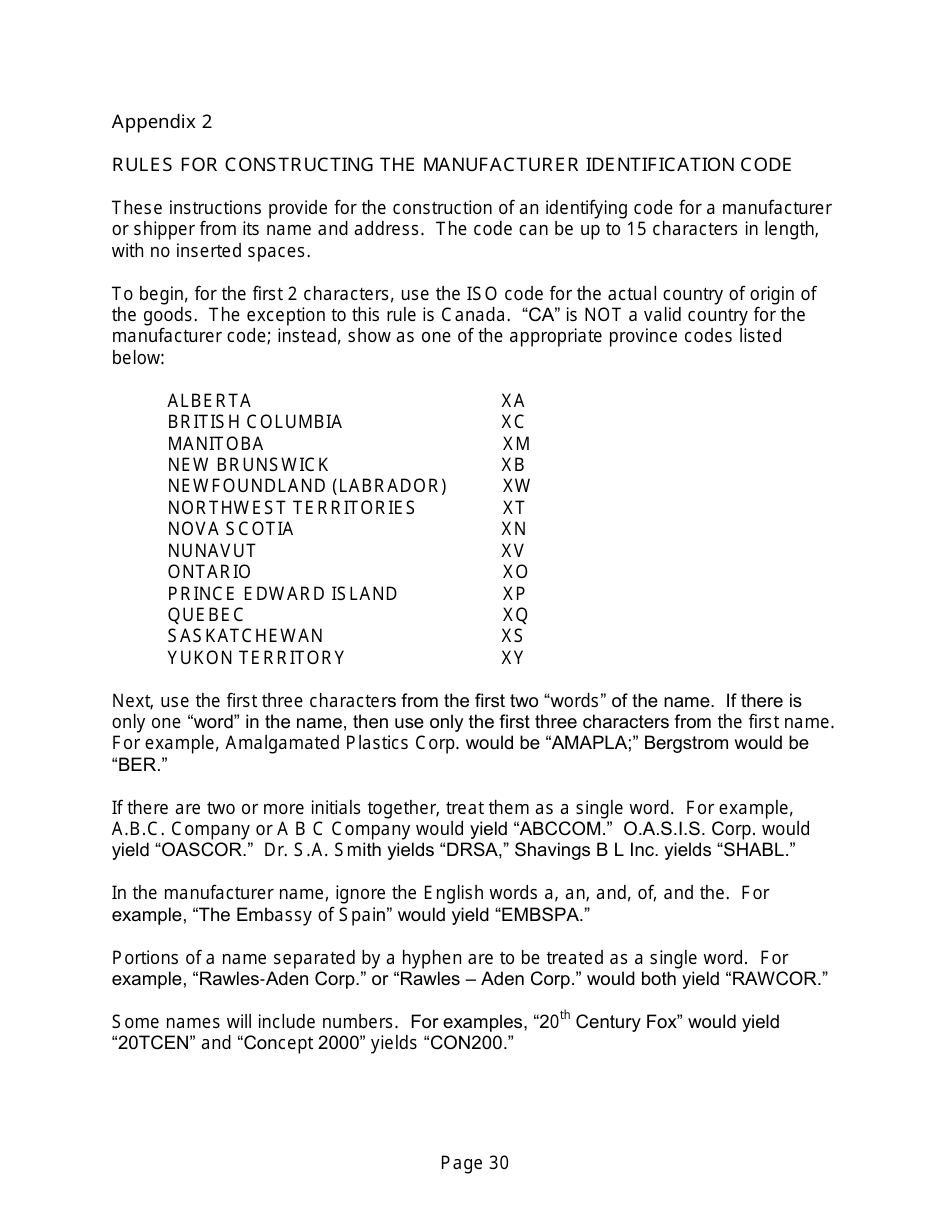 Instructions for CBP Form 7501 Entry Summary, Page 30