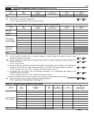 IRS Form 926 Return by a U.S. Transferor of Property to a Foreign Corporation, Page 2