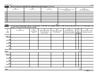 IRS Form 965-A Individual Report of Net 965 Tax Liability, Page 2