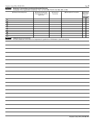 IRS Form 990 (990-EZ) Schedule L Transactions With Interested Persons, Page 2