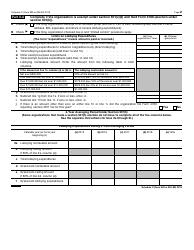 IRS Form 990 (990-EZ) Schedule C Political Campaign and Lobbying Activities, Page 2