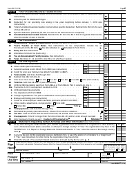 IRS Form 990-T Exempt Organization Business Income Tax Return (And Proxy Tax Under Section 6033(E)), Page 2