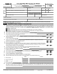 IRS Form 1040-C U.S. Departing Alien Income Tax Return