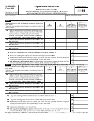 Document preview: IRS Form 1065 Schedule D Capital Gains and Losses
