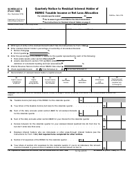 IRS Form 1066 Schedule Q Download Fillable PDF or Fill Online Quarterly