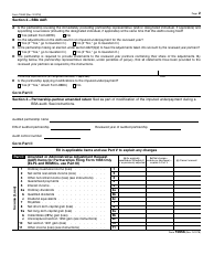 IRS Form 1065X &quot;Amended Return or Administrative Adjustment Request (Aar)&quot;, Page 2