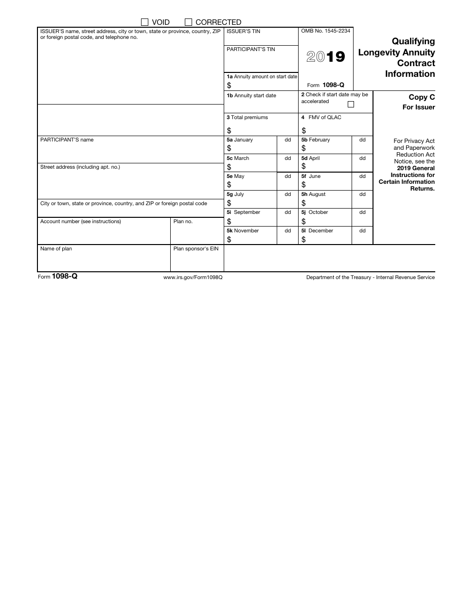 IRS Form 1098-Q Qualifying Longevity Annuity Contract Information, Page 5