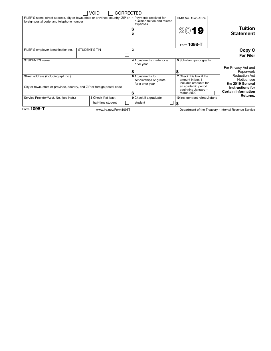 IRS Form 1098-T Tuition Statement, Page 5