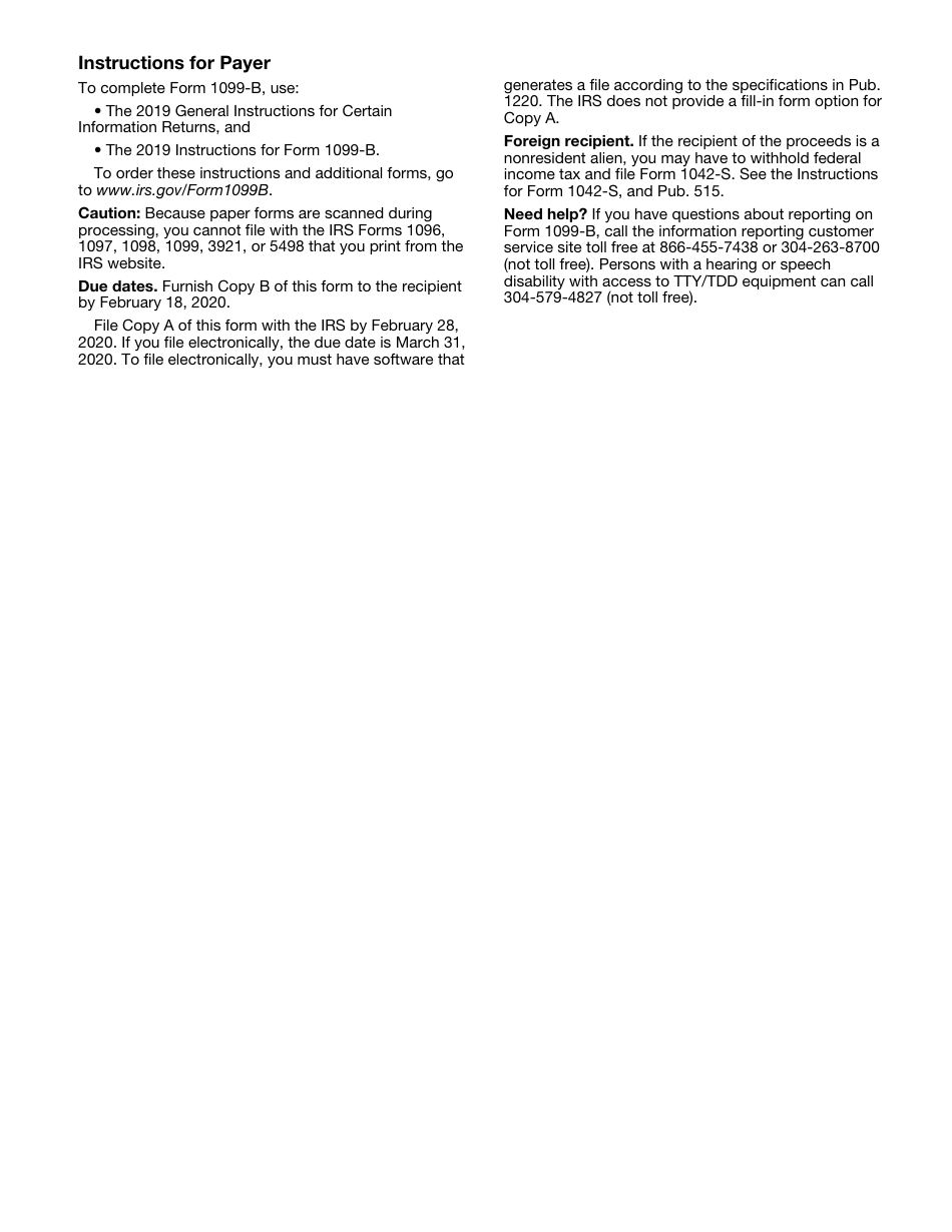 IRS Form 1099-B Proceeds From Broker and Barter Exchange Transactions, Page 9