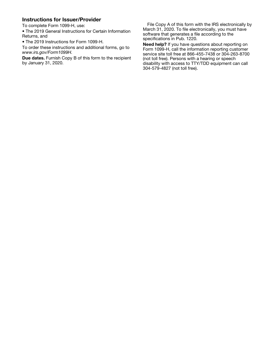 IRS Form 1099-H Health Coverage Tax Credit (Hctc) Advance Payments, Page 5