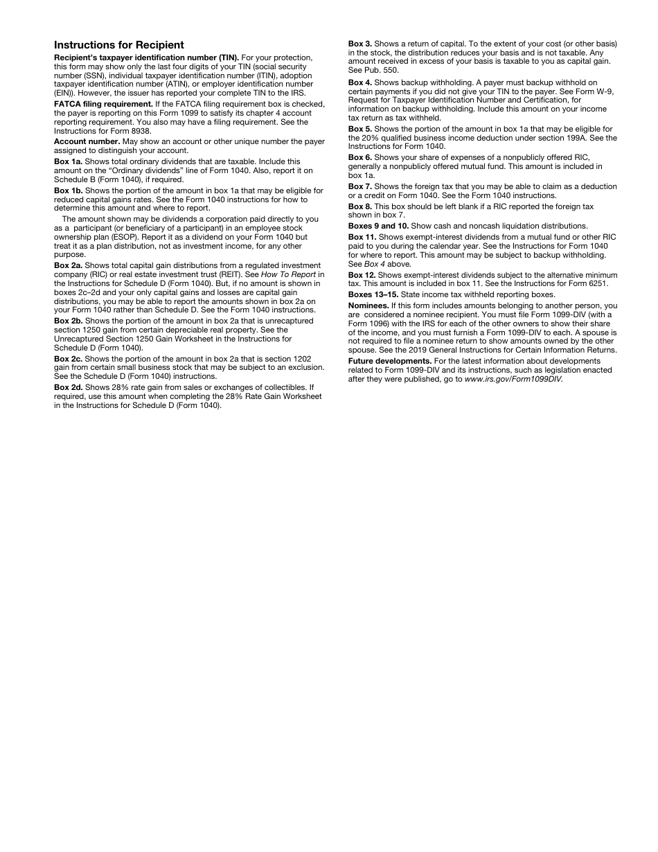 IRS Form 1099-DIV Dividends and Distributions, Page 5