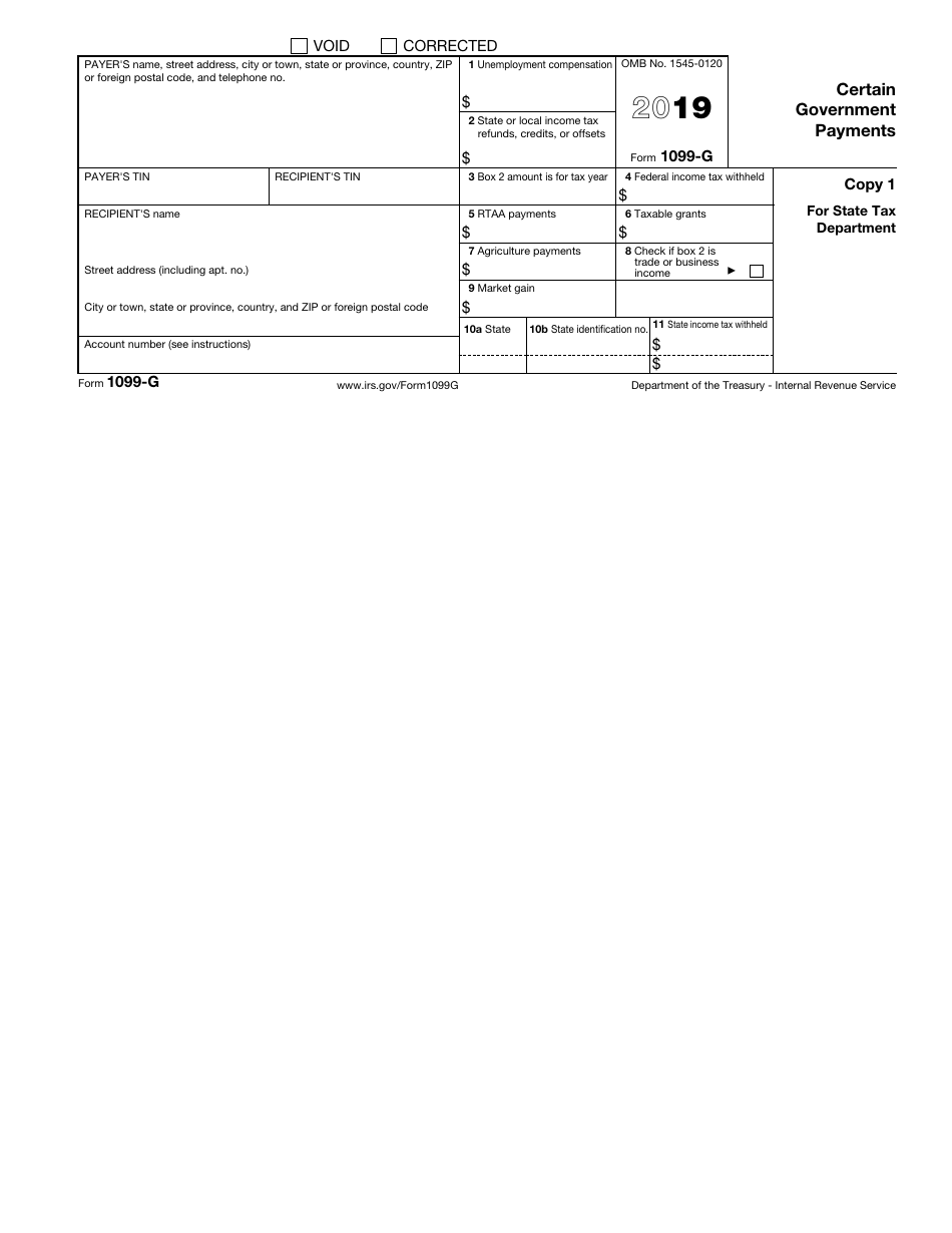 IRS Form 1099-G Certain Government Payments, Page 3