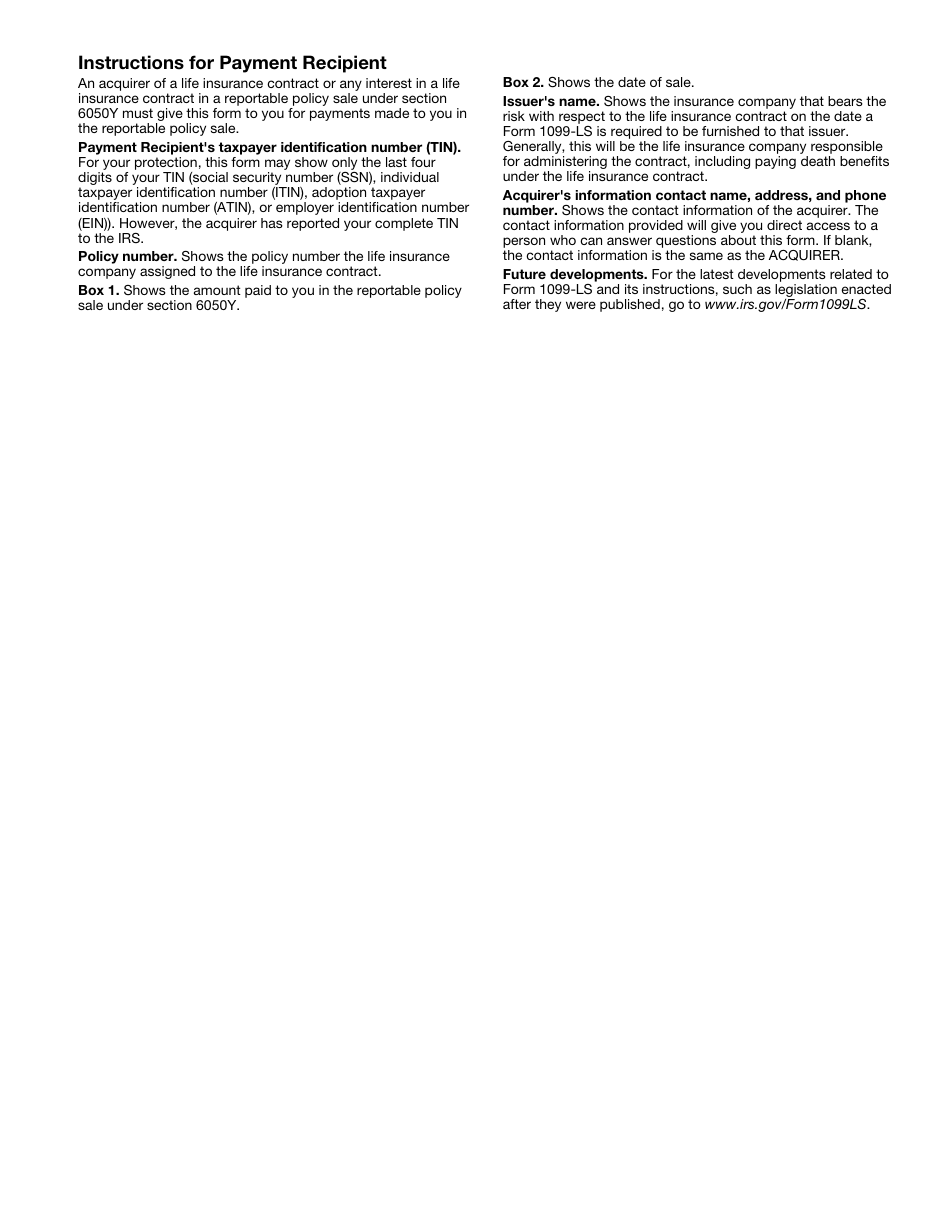 IRS Form 1099-LS Reportable Life Insurance Sale, Page 4