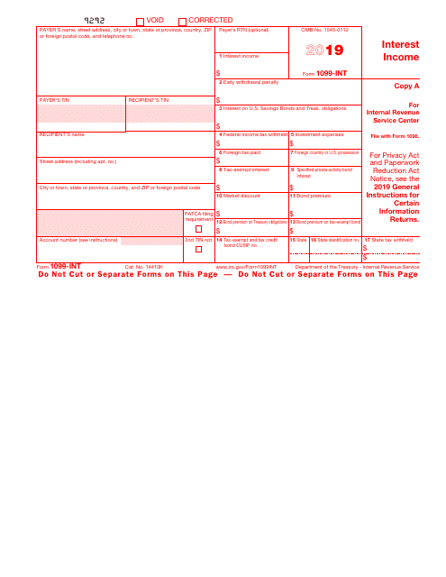 1099 Form Irs 19