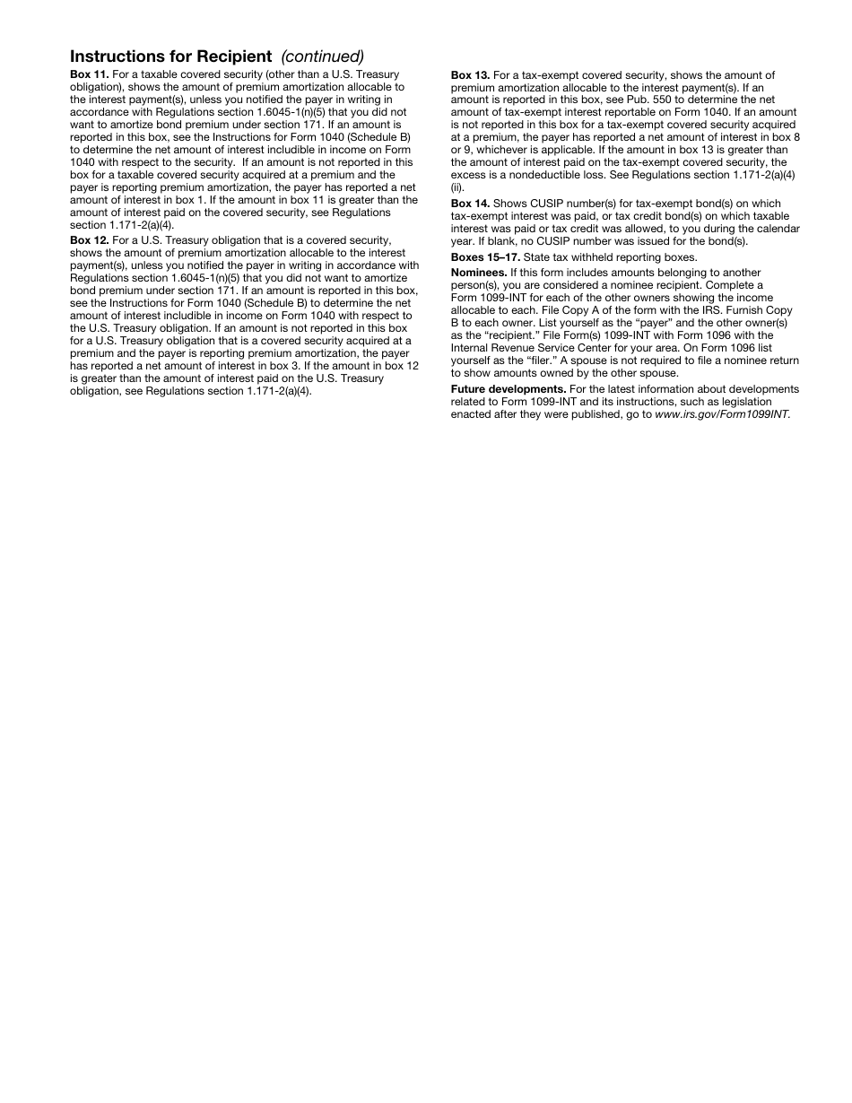 IRS Form 1099-INT Interest Income, Page 6