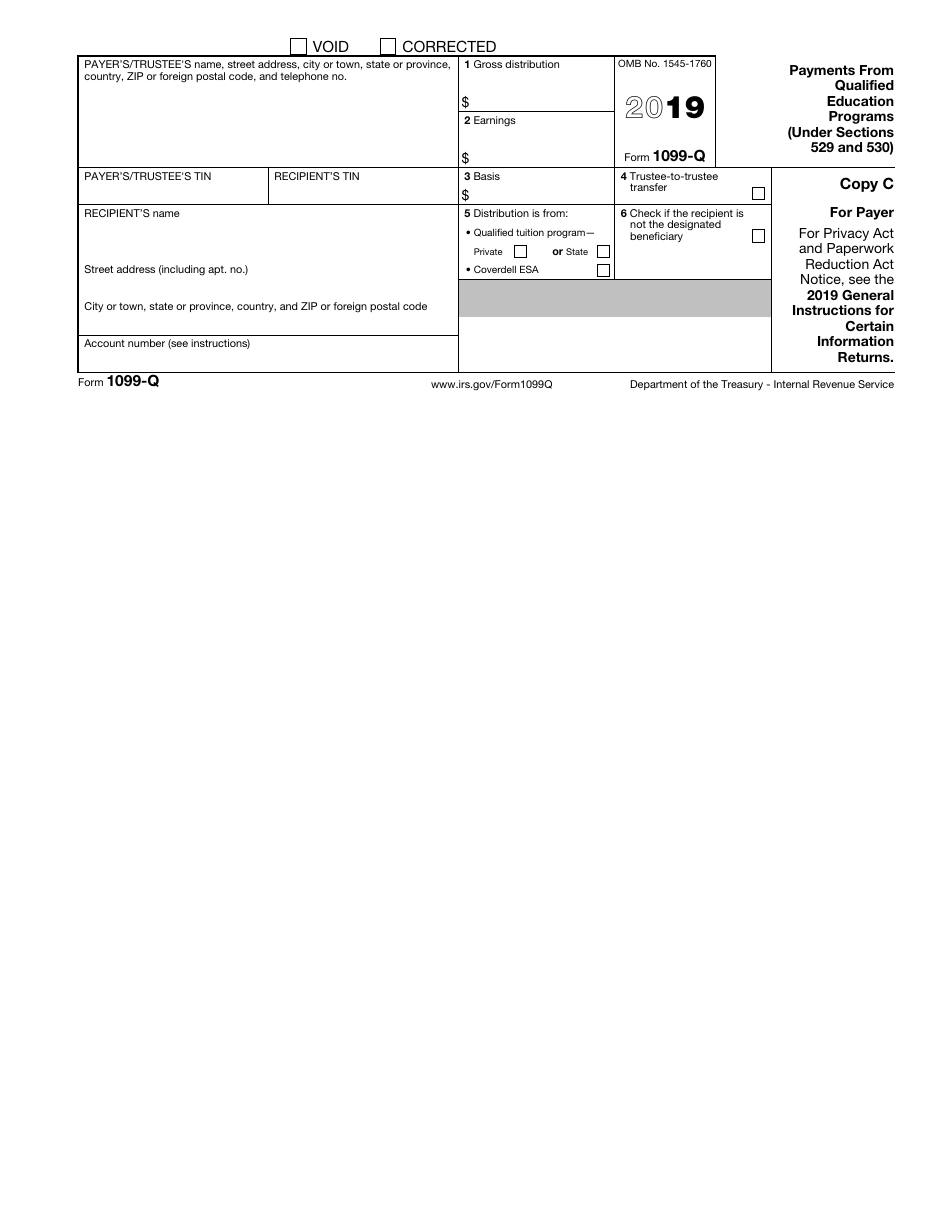 IRS Form 1099-Q Payments From Qualified Education Programs (Under Sections 529 and 530), Page 4