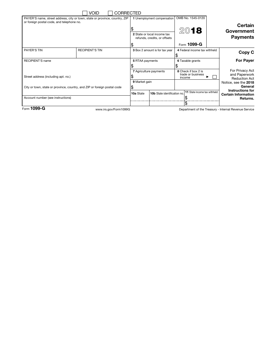 IRS Form 1099-G Certain Government Payments, Page 7