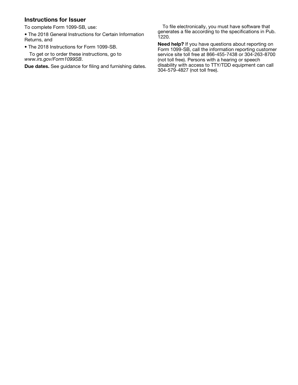 IRS Form 1099-SB Sellers Investment in Life Insurance Contract, Page 6