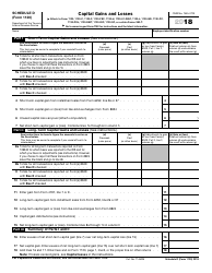 IRS Form 1120 Schedule D Download Fillable PDF or Fill Online Capital