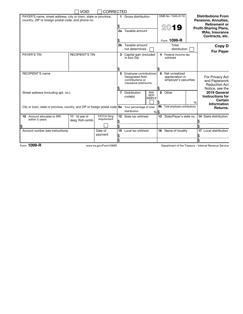 IRS Form 1099-R Distributions From Pensions, Annuities, Retirement or Profit-Sharing Plans, IRAs, Insurance Contracts, Etc., Page 10
