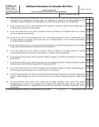 IRS Form 1120 Schedule B &quot;Additional Information for Schedule M-3 Filers&quot;