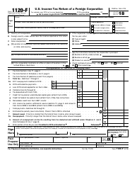 IRS Form 1120-F U.S. Income Tax Return of a Foreign Corporation