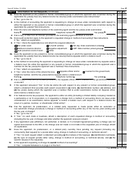 IRS Form 3115 Application for Change in Accounting Method, Page 2