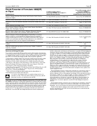 IRS Formulario 4868(SP) Solicitud De Prorroga Automatica Para Presentar La Declaracion Del Impuesto Sobre El Ingreso Personal De Los Estados Unidos (Spanish), Page 4