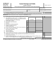 Document preview: IRS Form 5471 Schedule H Current Earnings and Profits