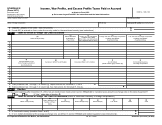 reference form number id 5471 Form Download E Schedule Fillable PDF, IRS   5471 Income