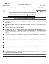 Document preview: IRS Form 8453 U.S. Individual Income Tax Transmittal for an IRS E-File Return