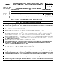 Document preview: IRS Formulario 8453(SP) Informe Del Impuesto Sobre El Ingreso Personal De Los Estados Unidos Por Medio De La Presentacion Electronica Del IRS E-File (Spanish)