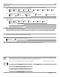 IRS Form 8802 Application for United States Residency Certification, Page 2