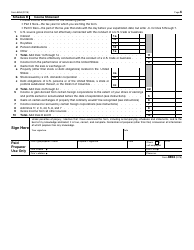 IRS Form 8854 Initial and Annual Expatriation Statement, Page 6