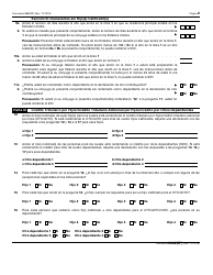 IRS Formulario 8862(SP) Informacion Para Reclamar Ciertos Creditos Despues De Haber Sido Denegados (Spanish), Page 2
