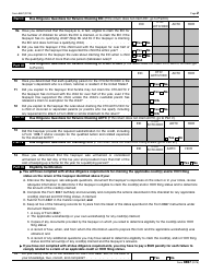 IRS Form 8867 Paid Preparer&#039;s Due Diligence Checklist, Page 2