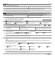 IRS Form 8938 Statement of Specified Foreign Financial Assets, Page 2