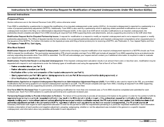 IRS Form 8980 Partnership Request for Modification of Imputed Underpayments Under IRC Section 6225(C), Page 13