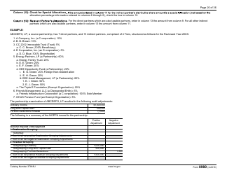 IRS Form 8980 Partnership Request for Modification of Imputed Underpayments Under IRC Section 6225(C), Page 20