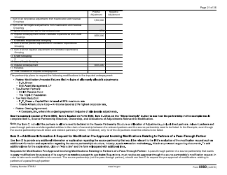 IRS Form 8980 Partnership Request for Modification of Imputed Underpayments Under IRC Section 6225(C), Page 21