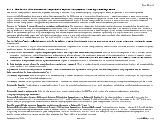 IRS Form 8980 Partnership Request for Modification of Imputed Underpayments Under IRC Section 6225(C), Page 29