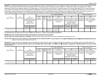 IRS Form 8980 Partnership Request for Modification of Imputed Underpayments Under IRC Section 6225(C), Page 33