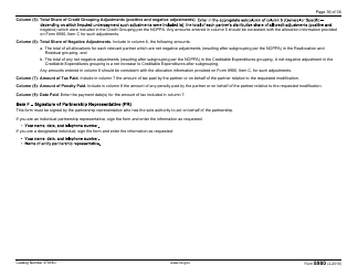 IRS Form 8980 Partnership Request for Modification of Imputed Underpayments Under IRC Section 6225(C), Page 36