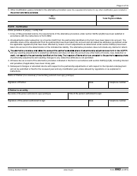 IRS Form 8982 Affidavit for Partner Modification Amended Return Under IRC Section 6225(C)(2)(A) or Partner Alternative Procedure Under IRC Section 6225(C)(2)(B), Page 4