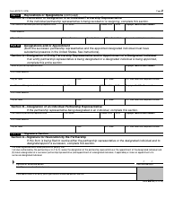 IRS Form 8979 Partnership Representative Revocation, Designation, and Resignation, Page 2