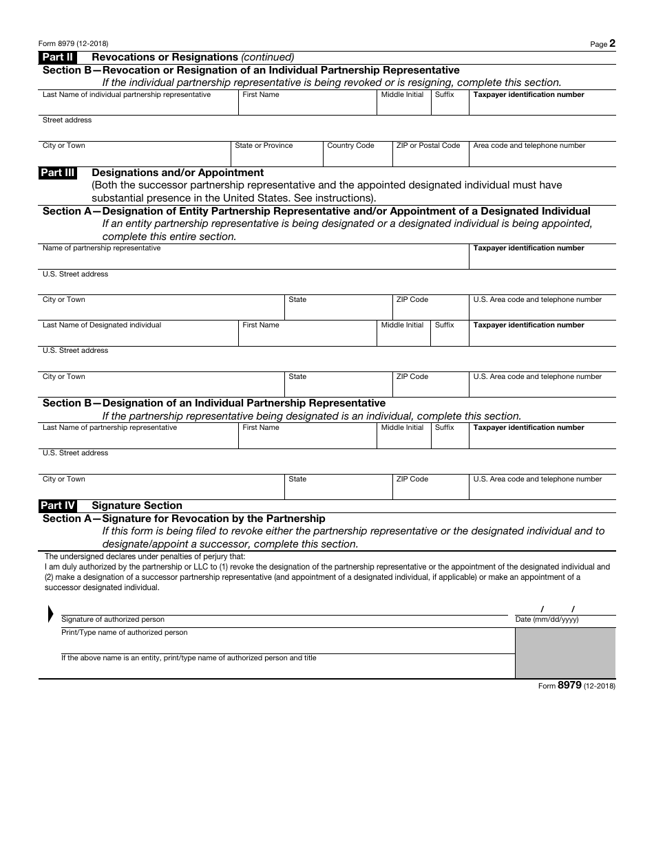 Irs Form 8979 - Fill Out, Sign Online And Download Fillable Pdf 