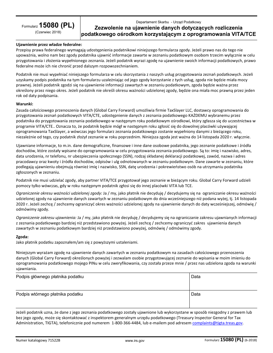 IRS Form 13614-C (PL) Intake / Interview  Quality Review Sheet (Polish), Page 4
