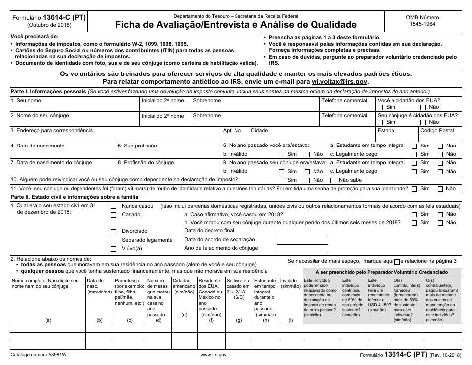 irs-form-13614-c-pt-download-fillable-pdf-or-fill-online-intake