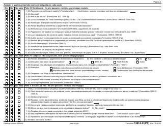 IRS Form 13614-C (PT) Intake/Interview &amp; Quality Review Sheet (Portuguese), Page 2