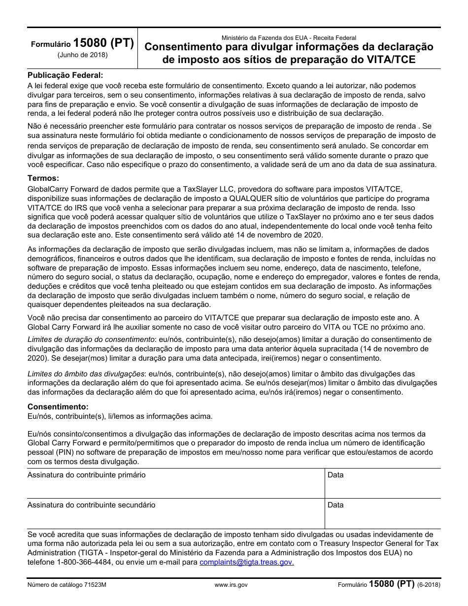 IRS Form 13614-C (PT) Intake / Interview  Quality Review Sheet (Portuguese), Page 4